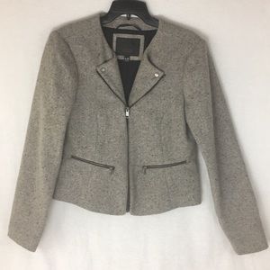 Mossimo Gray tweed jacket size L